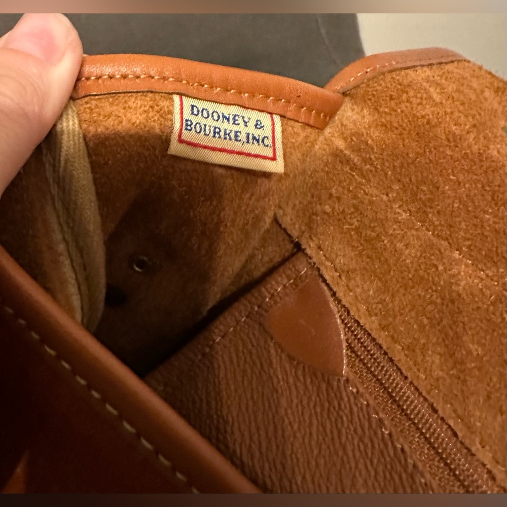 Vintage Dooney & Bourke peanut large carrier bag - Picture 9 of 11